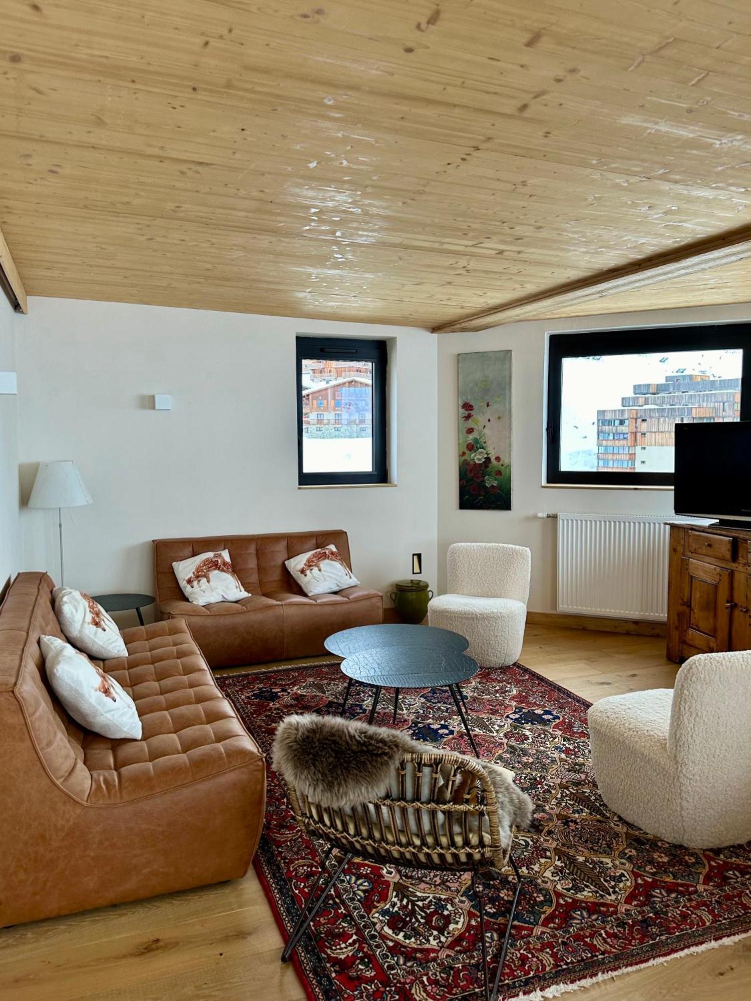 Penthouse Au Coeur De Val Thorens Bagian luar foto